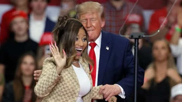 Elecciones 2026 en EU: Trump elogió el trasero de Nicki Minaj y reaviva la polémica