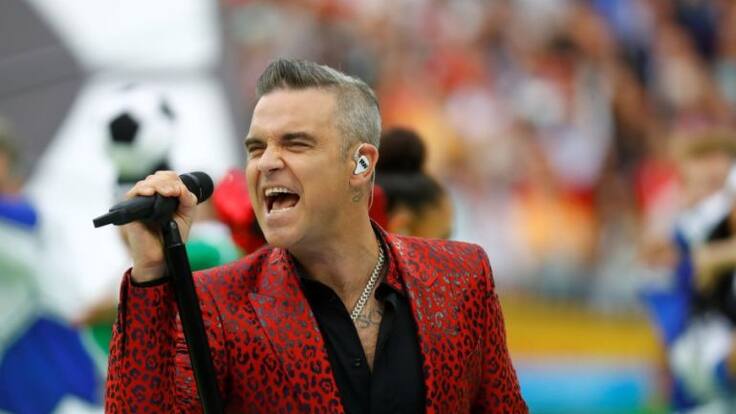 Robbie Williams inaugura el Mundial De Rusia 2018