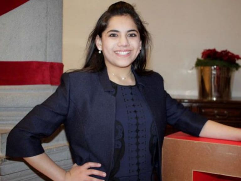 La mexicana más joven en ir a Harvard, Dafne Almazán