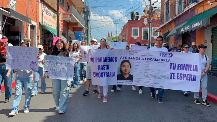 Marchan en Cuernavaca para exigir la búsqueda de Michelle Itzayana