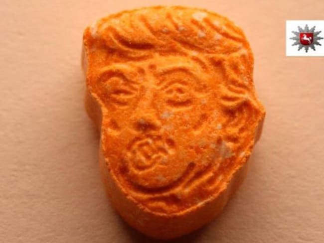 Incautan pastillas de éxtasis con la cara de Donald Trump