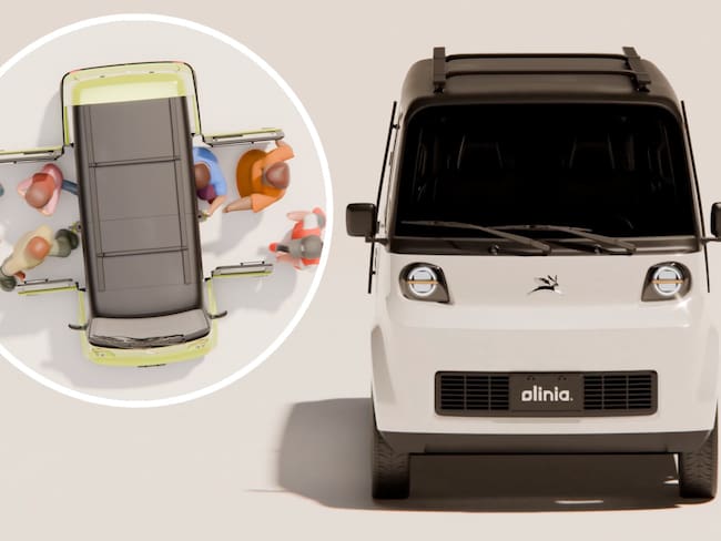 Olinia: Presentan prototipo del auto mexicano; caben 6 personas, una silla de ruedas y hasta el perro