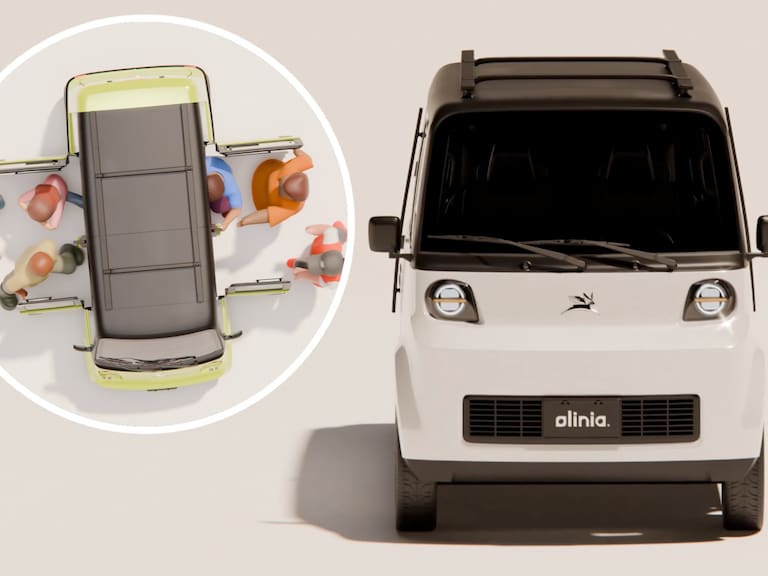 Olinia, tendría capacidad hasta para 6 personas y espacio para una silla de ruedas sin plegar.