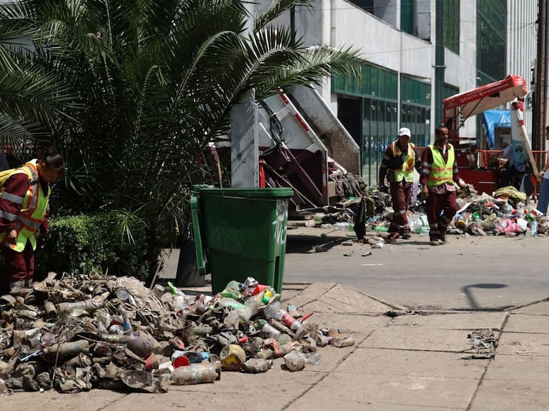 El desborde de basura durante el Mundial 2026 pone en evidencia la falta de soluciones para atender incrementos masivosFOTO: GALO CAÑAS/CUARTOSCURO.COM