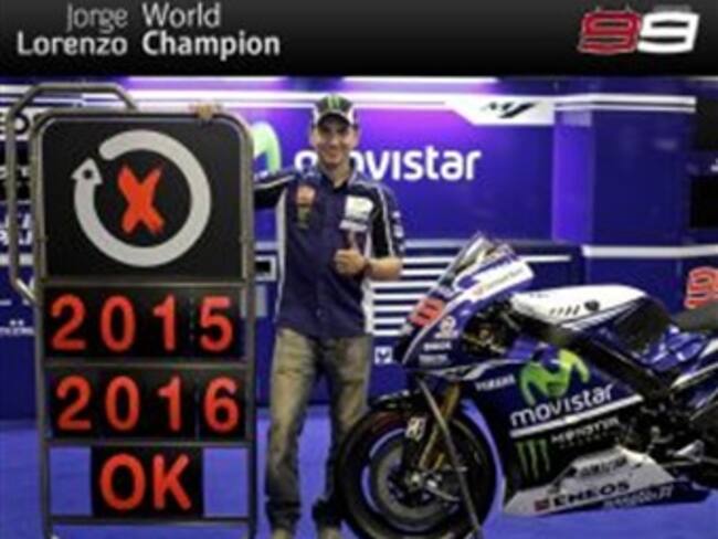 Renueva Lorenzo por dos temporadas con Yamaha
