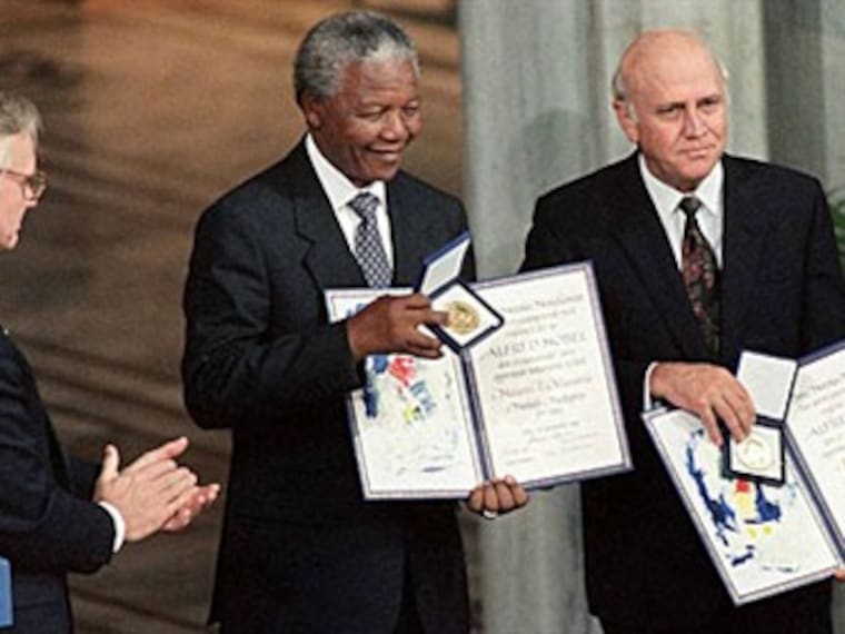 Sus reconocimientos, una huella de Nelson Mandela