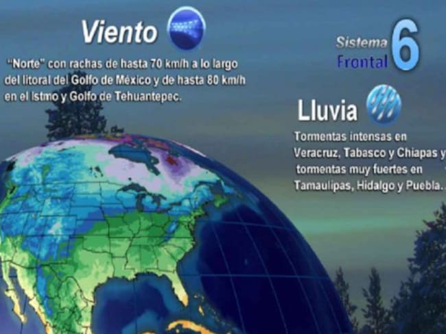 Pronóstico del Tiempo del 11 de noviembre