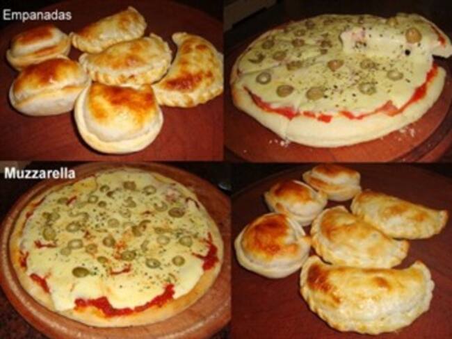 Disfruta de ricas pizzas y empanadas