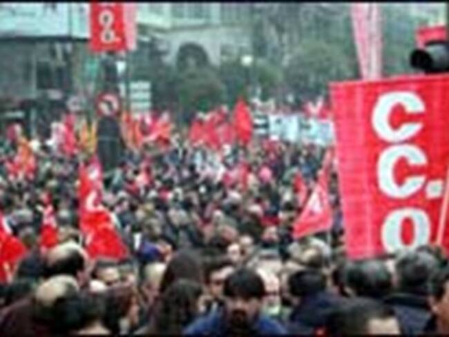 Estiman sindicatos en 70% seguimiento de huelga en España