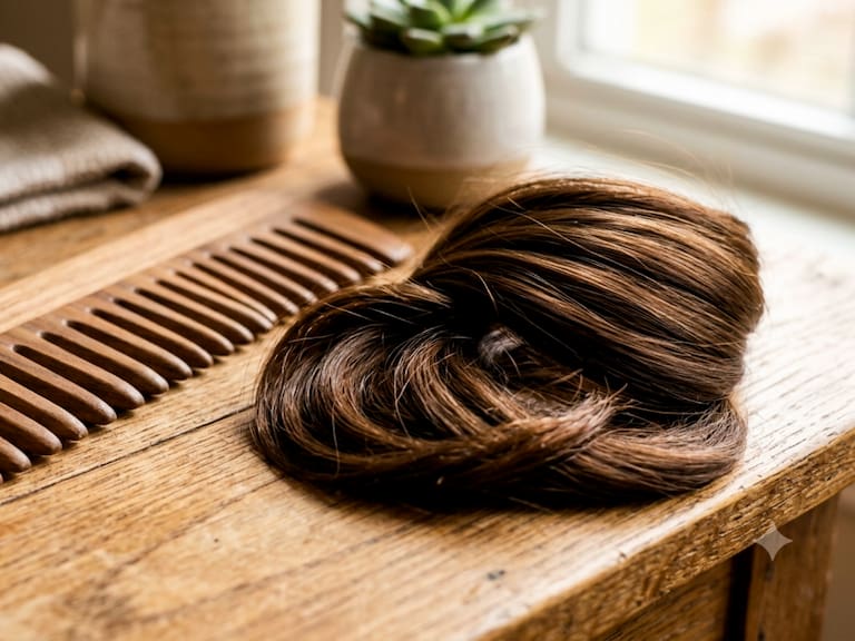 Los peines de madera ayudan a reducir la electricidad estática, minimizan la rotura del cabello y distribuyen mejor los aceites naturales del cuero cabelludo.