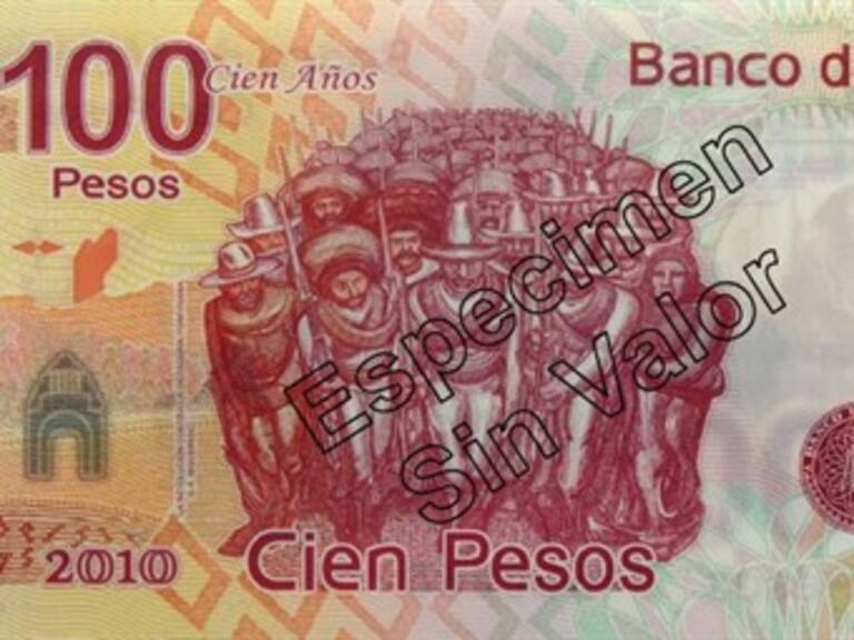 Tiene error billete de 100 pesos conmemorativo