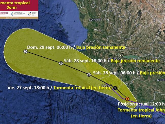 “John” toca tierra en Michoacán