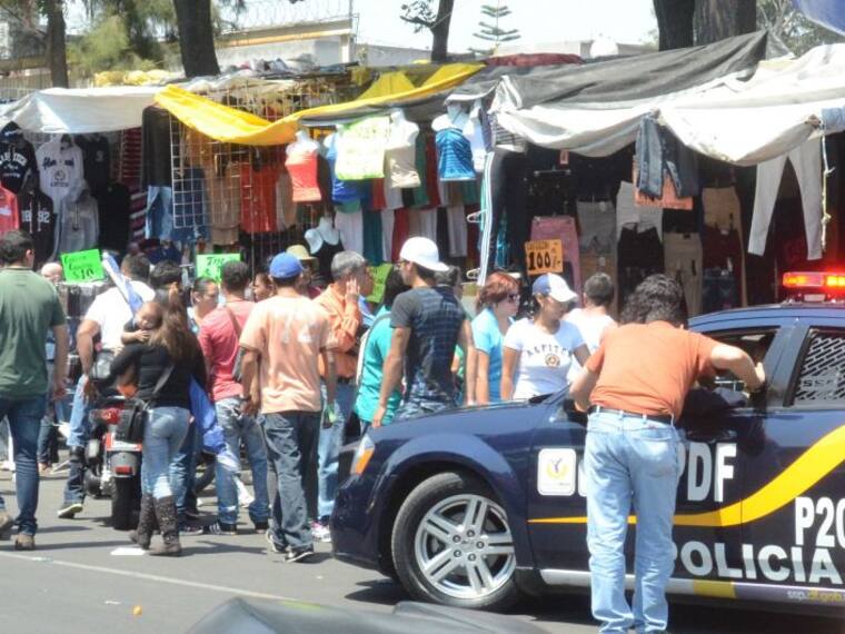 Retiran 700 puestos de comercio en vía pública desde la zona de Tepito hasta la Merced