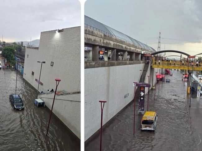 Lluvias inundan Línea A del Metro; suspenden servicio parcial y RTP apoya a usuarios