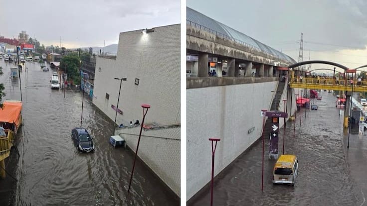 Lluvias inundan Línea A del Metro; suspenden servicio parcial y RTP apoya a usuarios