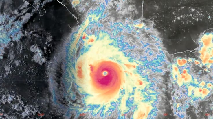 Huracán Polo gana fuerza y vuelve a la categoría 5; habrá lluvias intensas y olas de hasta 9 metros