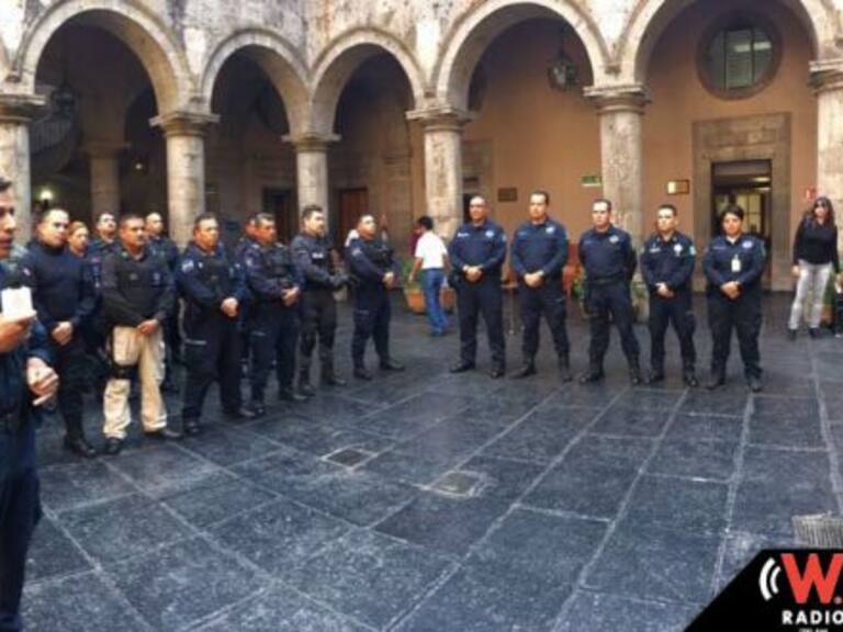 Comandantes respaldan al comisario de Guadalajara tras protestas en su contra