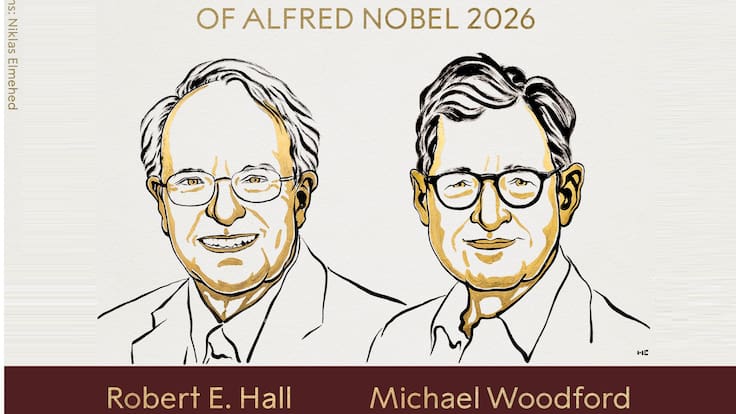 Premio Nobel de Economía es para los estadounidenses Robert E. Hall y Michael Woodford