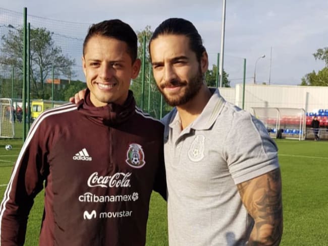 Maluma estuvo presente en el entrenamiento de la Selección Mexicana
