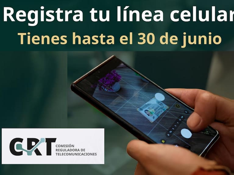 El registro telefónico obligatorio para líneas de prepago vence el 30 de junio y busca reducir extorsión, fraude y robo de identidad, detalló la titular de la CRT, Norma Solano