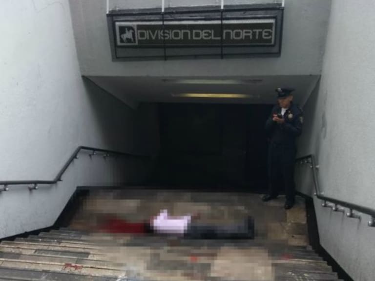Lo asesinan en acceso al metro División del Norte