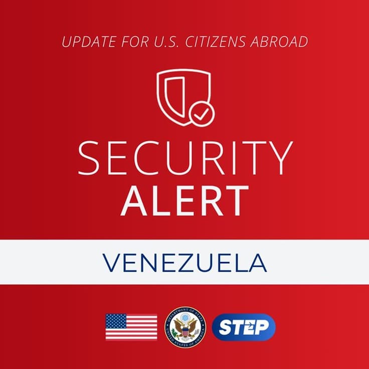 Venezuela mantiene el nivel más alto de alerta de viaje: EUA