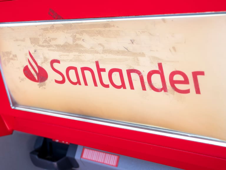 ATM machine from the Spanish multinational commercial bank