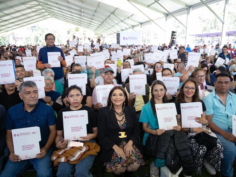 Anuncia Clara Brugada créditos para la escrituración de propiedades.