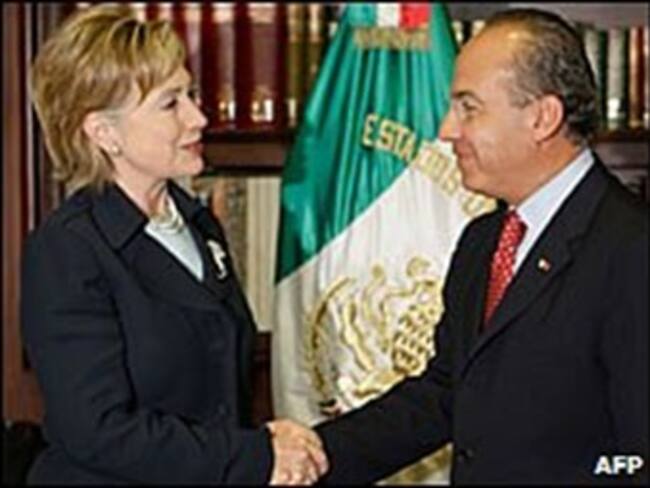 Se reúne Calderón con Clinton