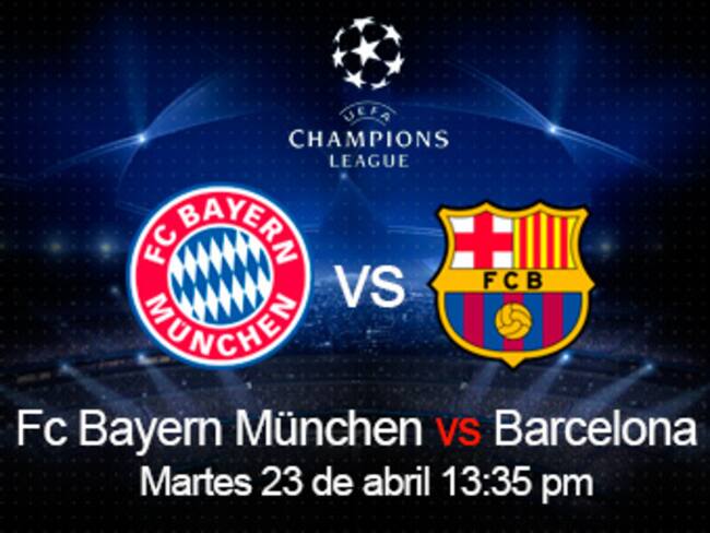 Escucha en W Radio en vivo el partido Bayern Munich y Barcelona