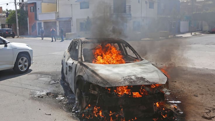 Aseguradoras reportan 881 vehículos afectados por hechos violentos de febrero