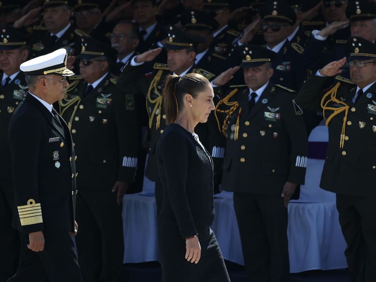 Claudia Sheinbaum Pardo, en la ceremonia y entrega de reconocimientos a representantes de la Fuerza Aérea Mexicana