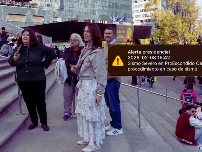 Suena alerta sísmica en la CDMX hoy 8 de febrero 2026