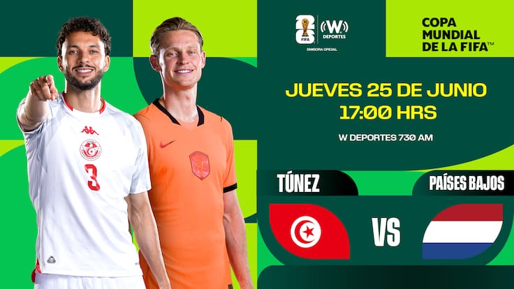 Túnez vs Países Bajos EN VIVO: previa, posibles alineaciones y dónde ver la fecha 3 del Mundial 2026