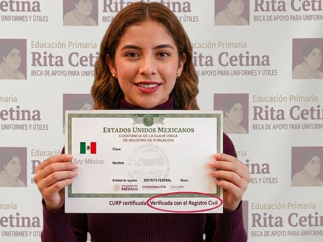 Registro Beca Rita Cetina Primaria 2026: así puedes saber si tu CURP está certificada