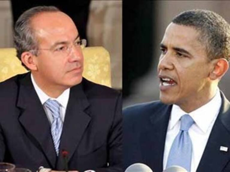 Combate 'heroico' de Calderón al narcotráfico: Obama