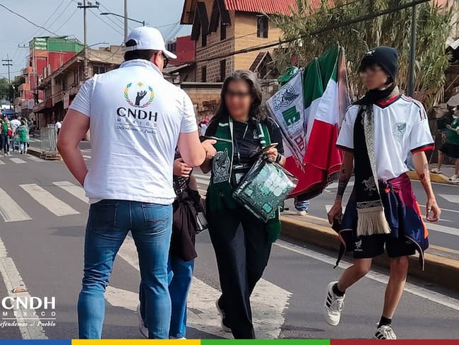 CNDH despliega operativo durante inauguración del Mundial 2026 en CDMX
