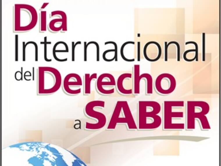 Día Internacional del Derecho a Saber.Alejandro Torres, comisionado del INFO DF