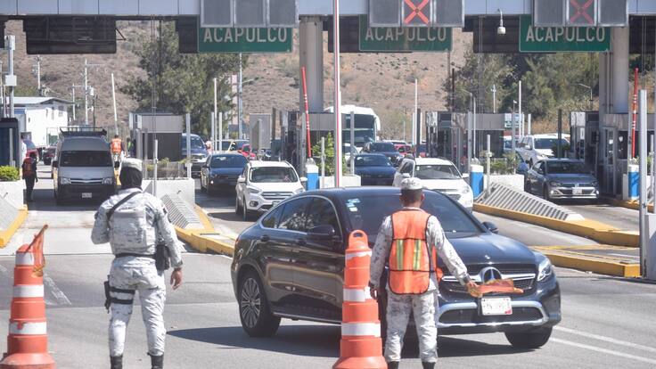 Guardia Nacional y SSC vigilan carreteras por vacaciones de Semana Santa