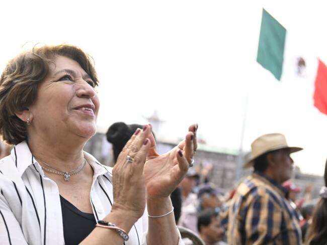 Encuestas demuestran la ventaja a Delfina Gómez en el Edomex