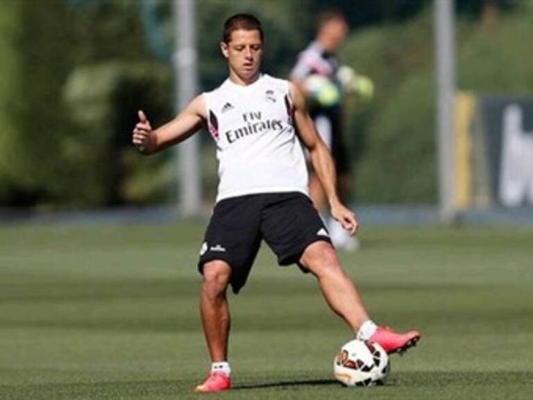 Intensa sesión con Chicharito en el gimnasio y sin los lesionados