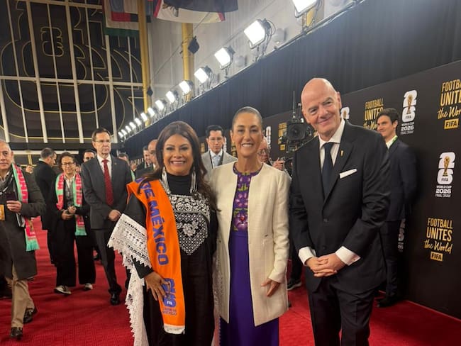 Claudia Sheinbaum, asiste al sorteo de la Copa del Mundo 2026 en Washington