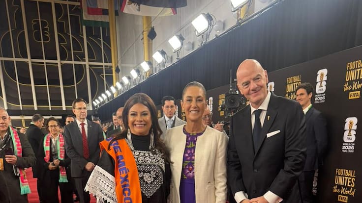 Claudia Sheinbaum, asiste al sorteo de la Copa del Mundo 2026 en Washington