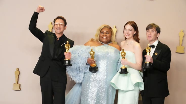 Premios Oscar 2024: “Oppenheimer” se lleva siete estatuillas doradas, entre ellas a Mejor Película