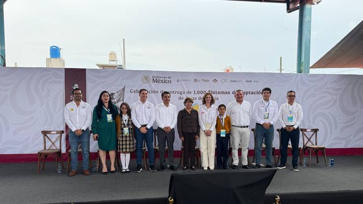 Escuela número 1,000 de la iniciativa “Escuelas con Agua” es inaugurada en Valle de Chalco, Estado de México