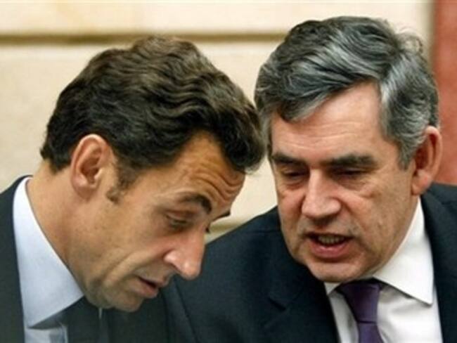 Desea Brown 'pronta recuperación' de Sarkozy
