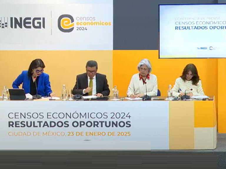 Autoridades del INEGI, dieron a conocer cifras preliminares de los Censos Económicos 2024.