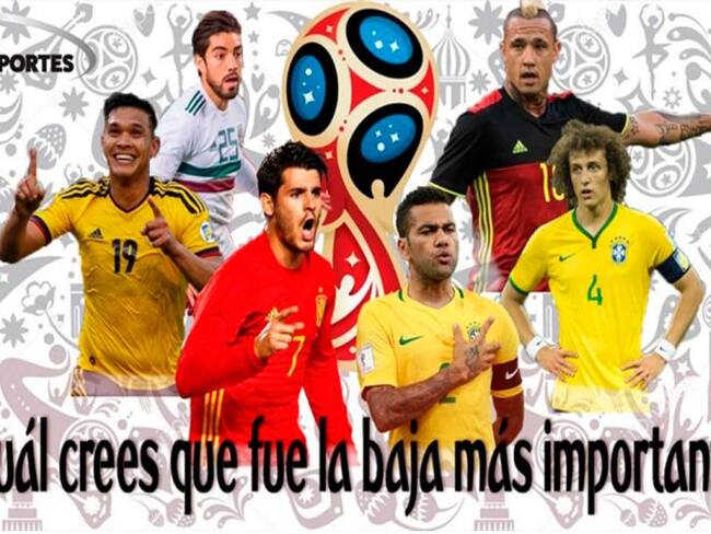 Las figuras que no estarán en Rusia 2018