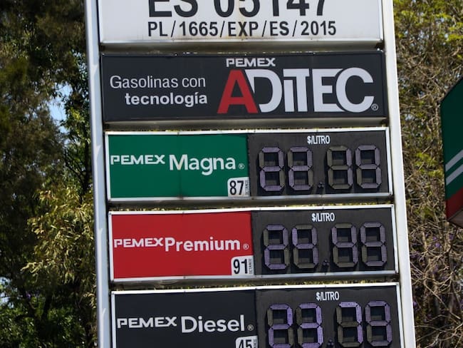 El precio promedio de la gasolina regular en CDMX es 22.07 pesos: Profeco