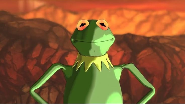 La rana Kermit se convierte en Super Saiyajin